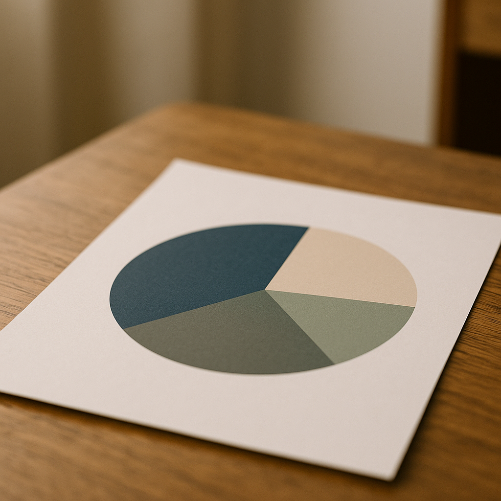 Chart showing the components of a sleep impact factor in a soft-lit editorial photo.